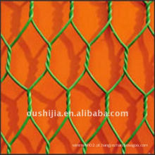 Redes de torção hexagonal revestidas de PVC (fabricação)